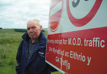 Pensioner's Epynt protest