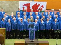 Builth Male Voice Choir tune up for St David’s Day concert