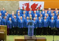 Builth Male Voice Choir tune up for St David’s Day concert