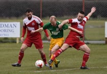 Knighton town clear at the top