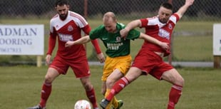 Knighton town clear at the top