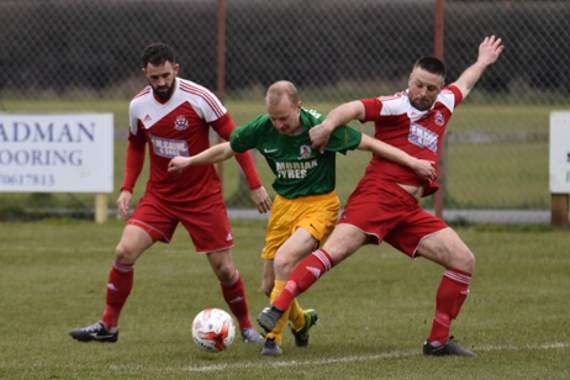 Knighton town clear at the top
