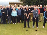Llandrindod Wells golfers tee off new year