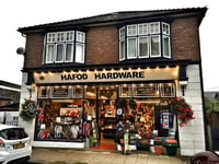 Hardware shop's winning display