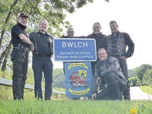 German motorcyclists travel across Europe to revive 40-year friendship with Bwlch