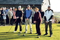 Kington golf captains tee off