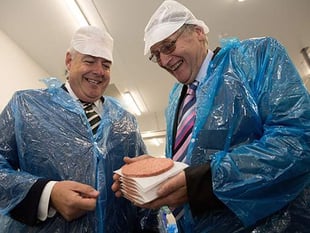 Builth burger factory opened by First Minister
