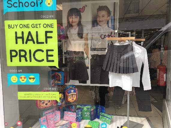 Counting the cost of new school uniforms