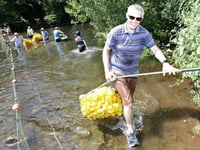 Miss the footie for a duck race – it helps if you’re quackers!