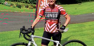 Bishop’s wife gets on her bike to help Canine Partners charity