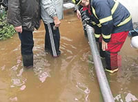 Meeting in Crickhowell to discuss Storm Callum flood response
