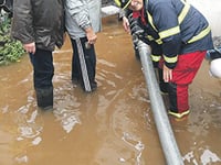 Meeting in Crickhowell to discuss Storm Callum flood response