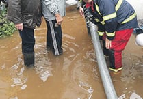 Meeting in Crickhowell to discuss Storm Callum flood response