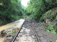 Heart of Wales line closed as extreme weather floods railway and causes significant damage