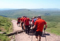 Woman stretchered down from Pen y Fan as temperatures soar