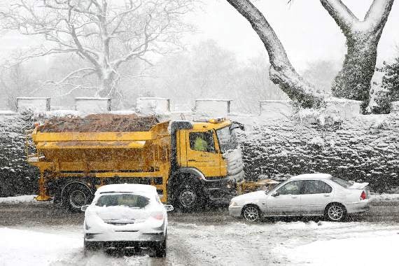 Winter road safety advice