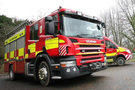 A 28-year-old man has died after getting into difficulty at waterfall