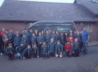 A warm welcome for Brecon Scouts