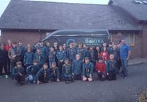 A warm welcome for Brecon Scouts