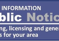 Part time speed limit for Newbridge-on-Wye and other local public notices