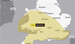 Snow warning for the weekend across most of Wales