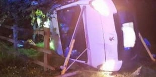 ‘Thieving expedition’ to Mid Wales ends in crash