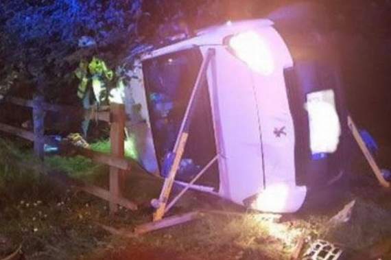 ‘Thieving expedition’ to Mid Wales ends in crash