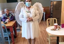 Angel raises hundreds for charity