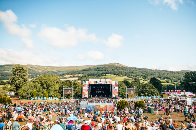 Crowds flocked to the Green Man Festival 2021. Credit: Parri Thomas.
