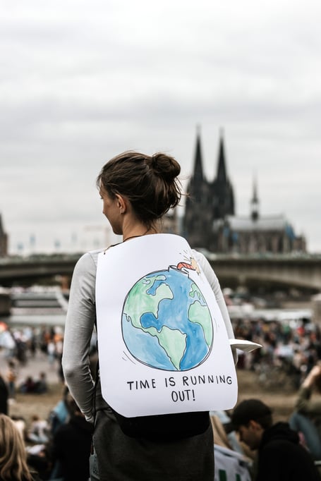 Generic picture of climate activist. Free to use from Unsplash.