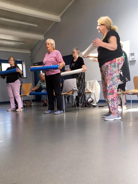 Powys residents tackle arthritis.