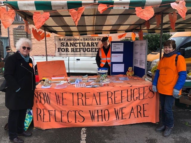 HBTSR volunteers in Hay Market last week.