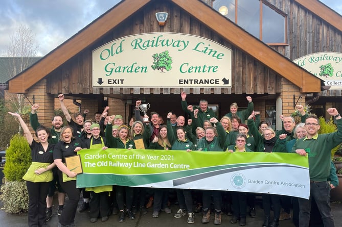 The hardworking team at the Old Railway Line celebrate the news.