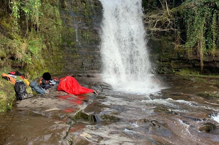 Blaen y Glyn waterfalls