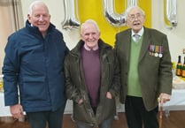 Centenarian is talk of Talgarth as town joins his birthday celebration