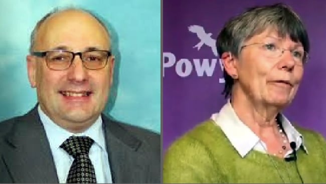 Clive Pinney and Cllr Jackie Charlton.