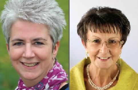 Jane Thomas and Cllr Heulwen Hulme