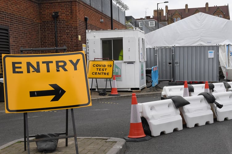 A Coronavirus testing centre in Dalston, east London. There were a further 6,042 lab-confirmed cases of coronavirus in the UK as of 9am on Saturday, taking the overall number to 429,277. A further 34 deaths were recorded.