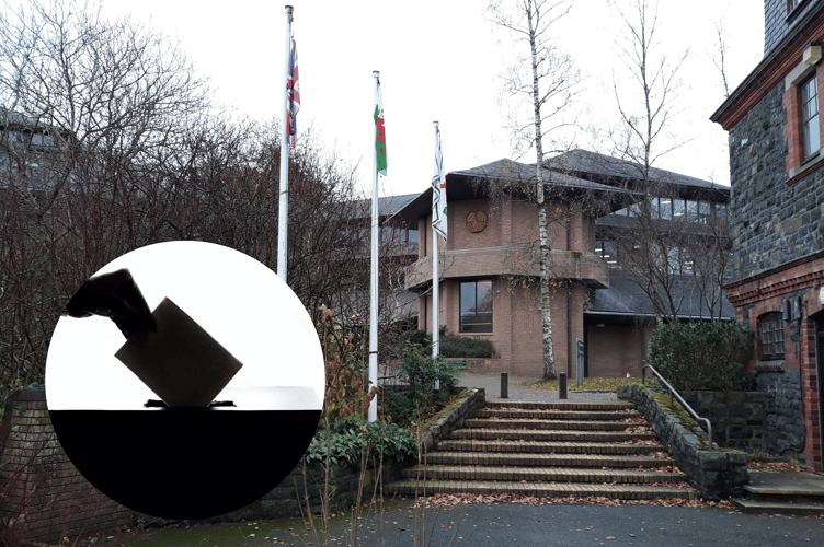 County Hall in Llandrindod Wells