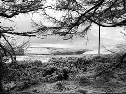 A wonderful photograph taken and sent in by Anna Edwards. The photograph shows the valley towards Llanfihangel Nant Melan. 