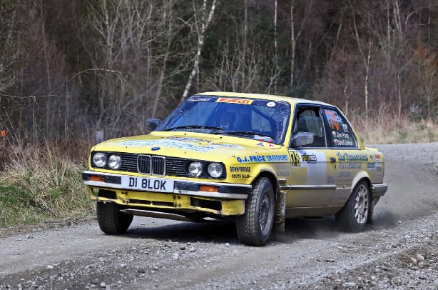 101 NOT OUT: Brecon Motor Club crew Dai Jones and Glyn Price had an enjoyable and trouble-free run in their centurion BMW