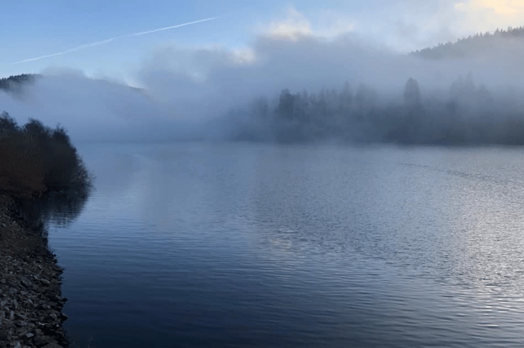 Caban Coch reservoir Elan Valley