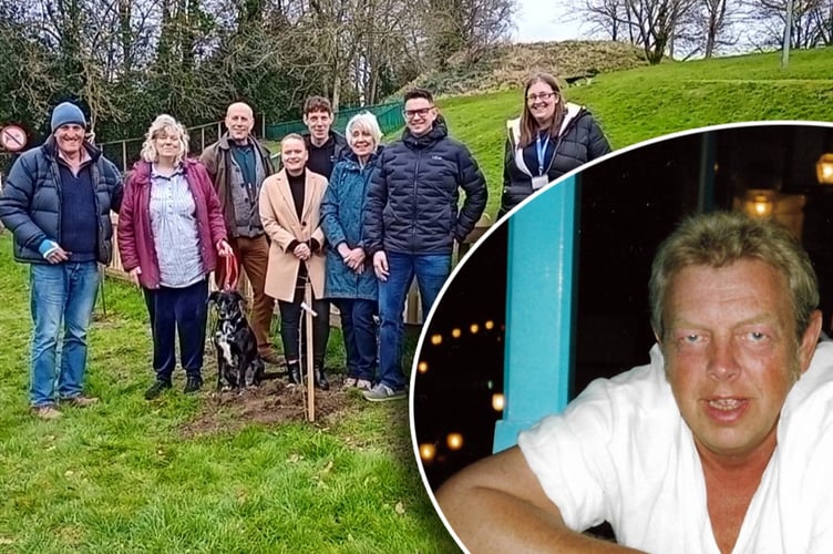 Tree planting in Knighton