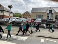 Primary pupils march for climate action
