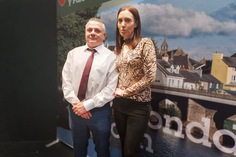 Paul and Cath Slade at the awards