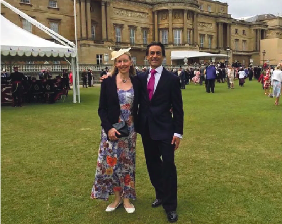 Ballet director goes to the palace for garden party