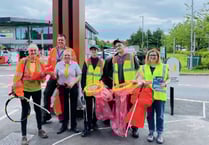 Caru Cymru litter-free area at Talybridge