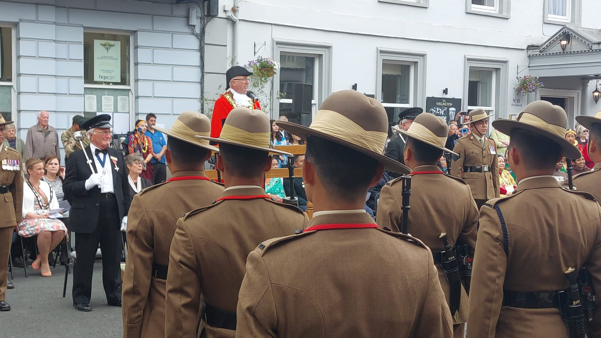 Crowds gather in Brecon as annual Gurkha Freedom Parade returns 