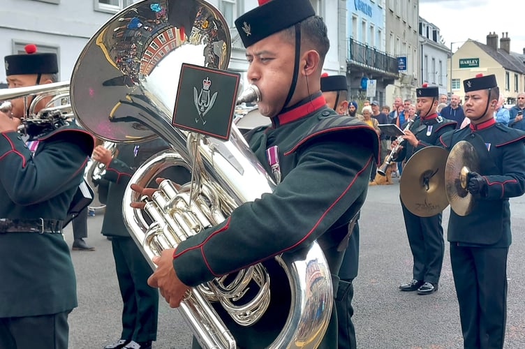 Band member parade