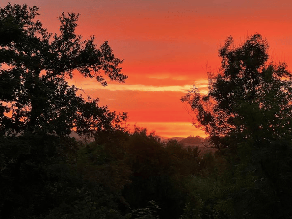 Sunset near Brecon